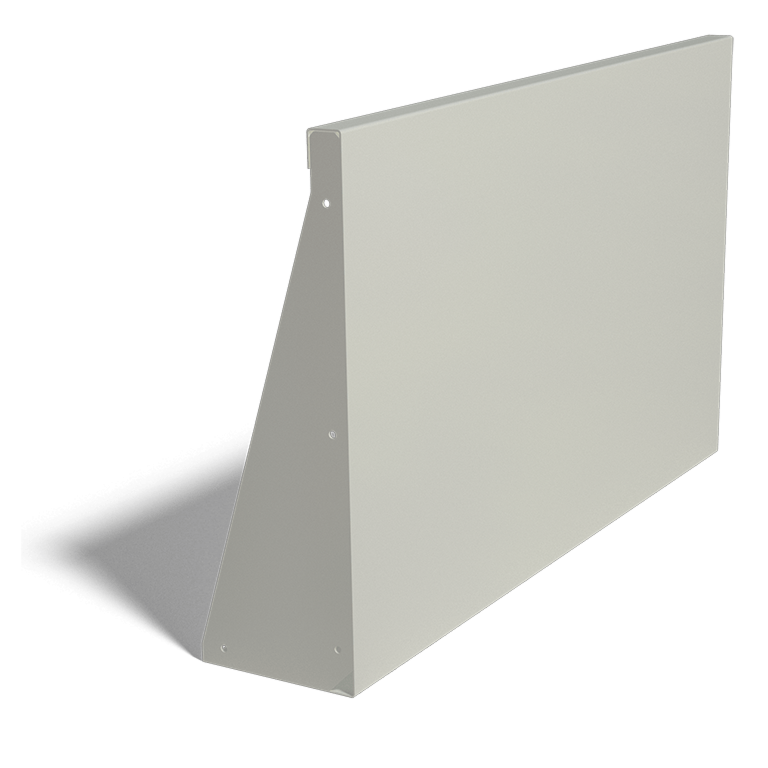 Muro de contención de acero - Recto - 100 x 60 cm