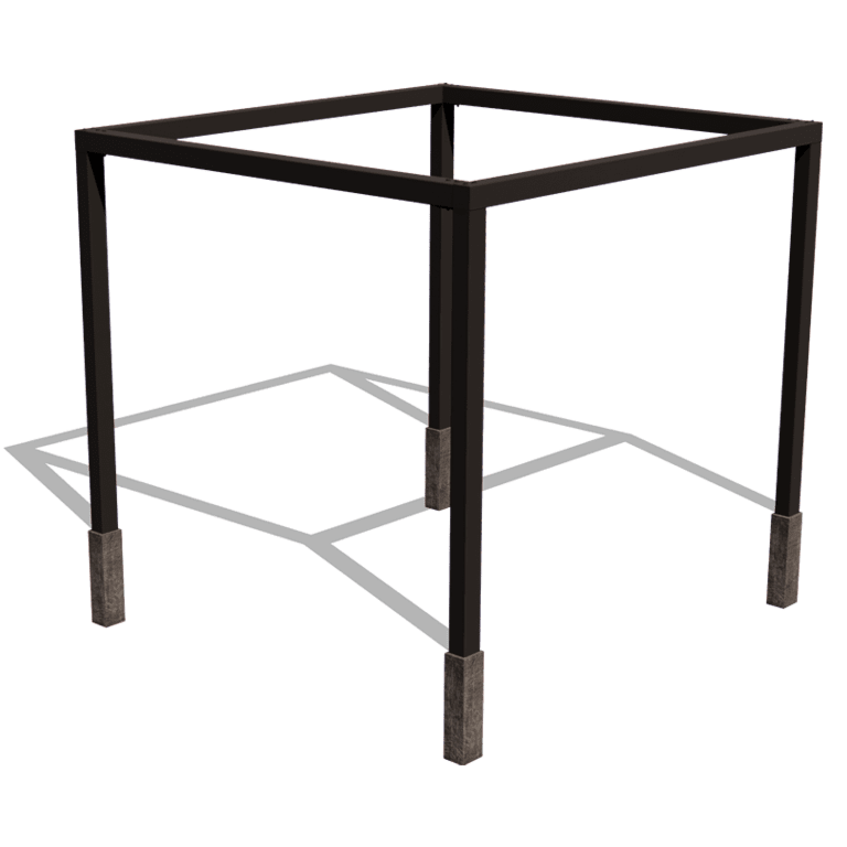 Pérgola de acero - Cuadrado - 324 x 300 x 230 cm